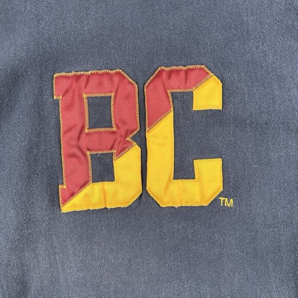 90s Champion Reverse Weave Sweatshirt Men’s XXL Blue Pullover Boston College - Picture 7 of 16